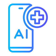 Fototapeta premium medical app icon