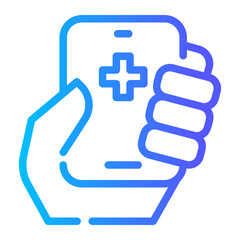 Fototapeta premium medical app icon