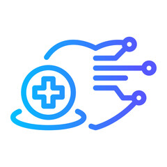 Obraz premium medical heart icon