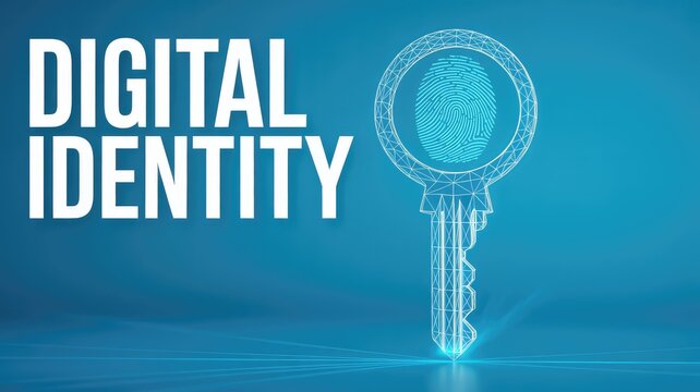 Secure your digital identity with advanced fingerprint technology, a modern concept to protect personal data and prevent fraud for a safe online experience