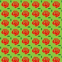 seamless pattern with roses