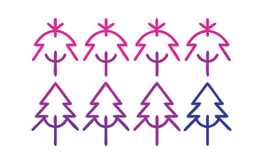 Vector illustration of a family team concept, a colorful symbol design set for business success