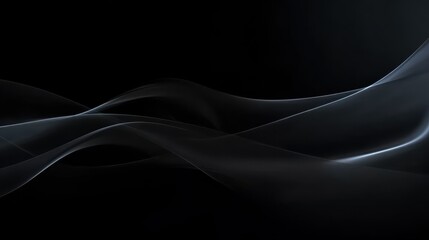 Captivating wavy background in black with texture, designed for banners, promotions, and elegant visuals.