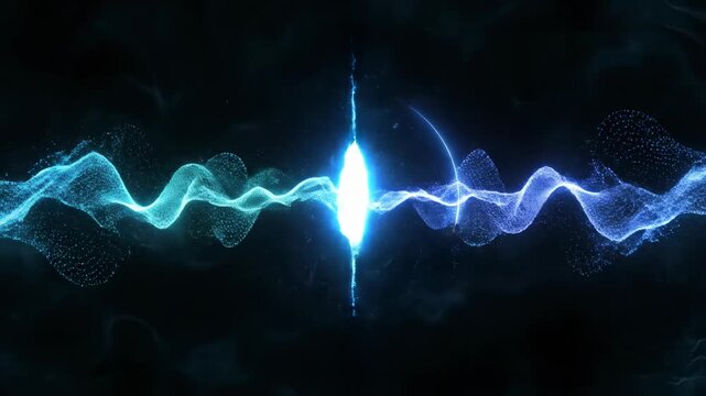 Vibrant Energy Waves: Capturing the dynamic dance of energy in vibrant hues. The interplay of light and particles creates a mesmerizing visual symphony.