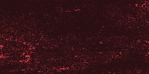 Grunge halftone gradient background. Faded grit noise texture. black and red sand wallpaper. Retro pixelated backdrop. Anime or manga style comic overlay. Vector graphic design textured template