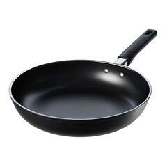 A sleek black frying pan for cooking.