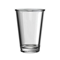 Clear glass empty ready for any drink.