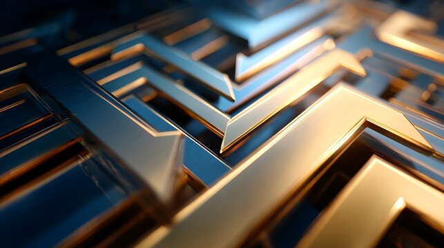 global investment growth multi arrows rising, macro finance visualization - Powered by Adobe