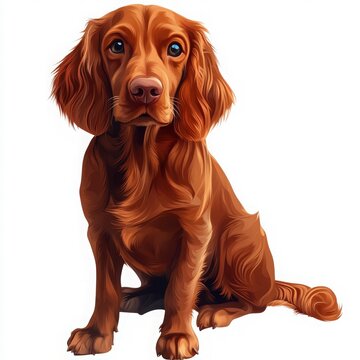Adorable Cocker Spaniel puppy with soulful eyes sitting pretty, perfect for pet lovers and heartwarming stories, ready for your creative project