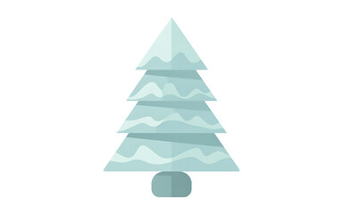 Fototapeta premium Winter tree on white isolated on transparent background