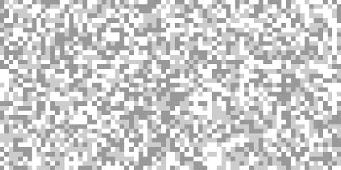 Fototapeta premium Abstract pixelated pattern gray and white censor bars with squares for horizontal pixelated bar texture for censorship effect, pixelated rectangle digital censorship effect isolated background.