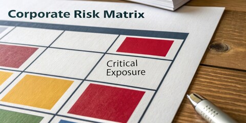 Corporate Risk Matrix Representation for Business Analysis, Assessing Critical Exposure in Strategic Planning and Decision Making