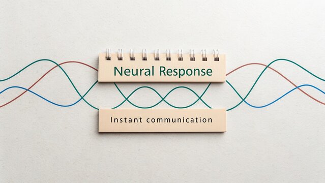 Neural Response Concept for Instant Communication Captured in Abstract Waves on a Minimalistic Background