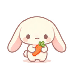 bunny with carrot