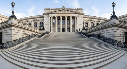 Austrian Parliament Building Majestic Architecture and Historical Landmark in Vienna