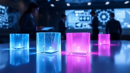 Generative AI innovative data collaboration future meeting.