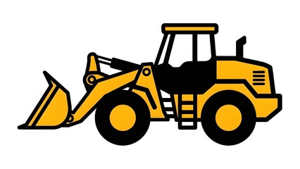 Naklejka premium Contruction icon and mechanical with white isolator background