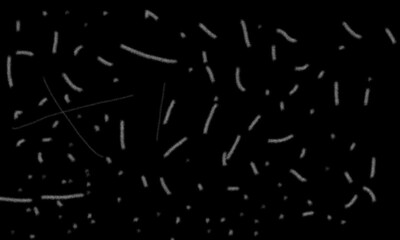 Scratches design. Black abstract background. Chaotic streaks on abstract black background