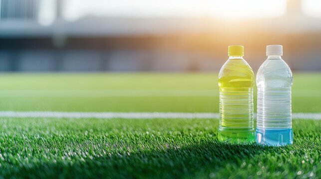 A sports event sponsored by a non-alcoholic beverage company, promoting hydration and healthy lifestyle choices.