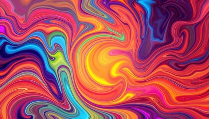 Abstract swirling colors forming shapes, evoking sensory blending, sensory, perception