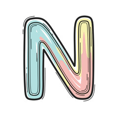 Playful Hand-Drawn Doodle Icon Vector Illustration for Creative Design and Decorative Projects