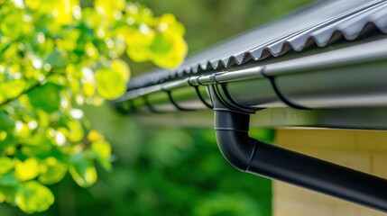 A professional guide for real estate agents on how to highlight the well-maintained gutters and drainage systems of properties.