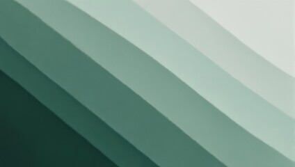 Obraz premium Abstract diagonal stripes fade from dark green to light. Soft edges create a gradient effect