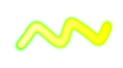 Abstract glowing neon light streak rays seamless loop flow wave shaped overlay PNG. Glowing blurred neon colors gradient flow wavy. Light leaks texture. Multicolour gradient. Transparent background 