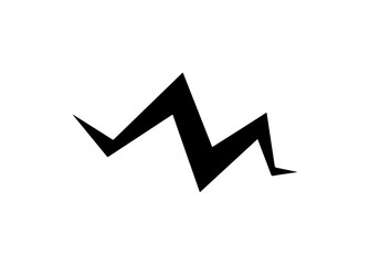 Dynamic lightning bolt symbol conveying power and energy, perfect for tech brand designs