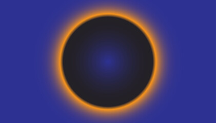 glowing sphere in the dark