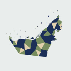 Geometric UAE Map Fragmentation