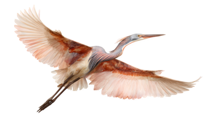 A bird performing an elaborate aerial display to attract a mate, wings outstretched, soaring and diving in complex patterns, isolated on a Transparent background