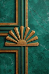 art deco inspired visual featuring elegant patterns and historic influence