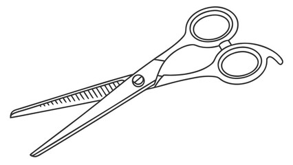 Sharp thinning shears for professional hairstyling, creating soft texture, and blending layers seamlessly, perfect for salons and stylists everywhere