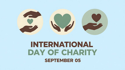 Celebrate International Day of Charity on September 5th with heartwarming designs for volunteering, donation campaigns, and compassionate giving initiatives