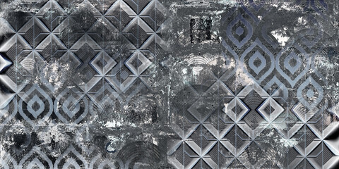 abstract metal background and grey and white design 