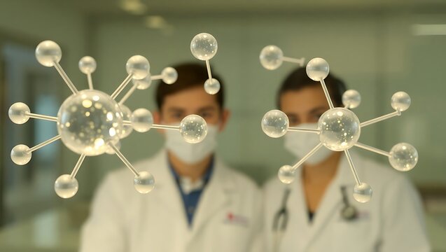 Generative AI Medical Research and Molecular Insight. - Powered by Adobe