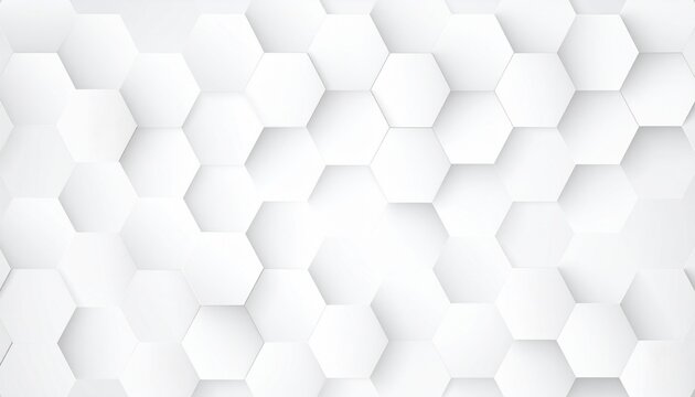 White hexagonal grid with subtle outlines and dark vertex dots forming a minimal geometric pattern. - Powered by Adobe