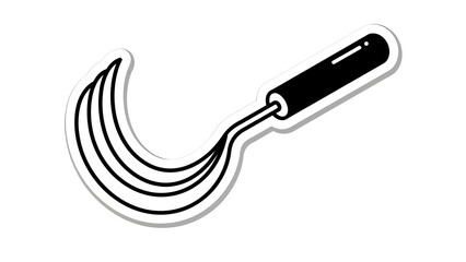 Abstract mixing tool for culinary arts, baking tool is ready to blend ingredients easily