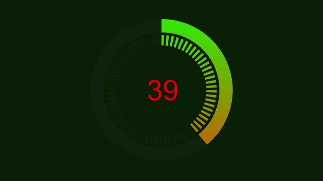 background Running bar counter Loading bar processing animation Percent indicator. Ms Dos stock video download 0 to 100% on alpha channel transparent