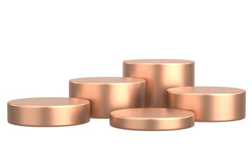 Modern Product Podium. 3D Backdrop. 3D illustration.