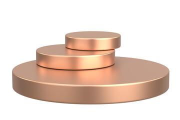 Modern Product Podium. 3D Backdrop. 3D illustration.