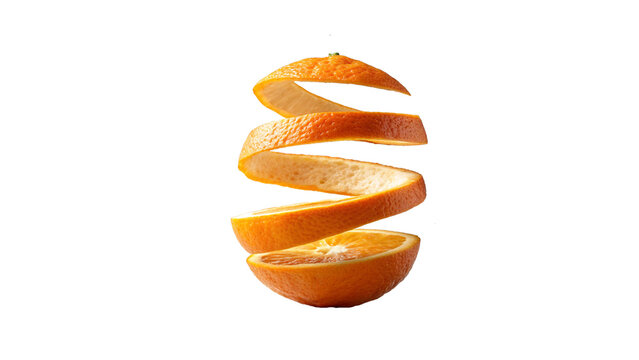 orange peel blank background