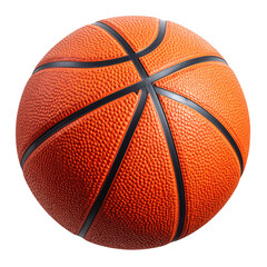 Fototapeta premium Basketball isolated on transparent background