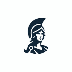 Athena Goddess of War Logo