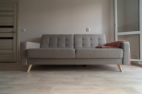 Sofa Bed, Queen Sleeper with Storage. Mid-century modern style with tufted details.Versatile an easy-to-open queen-sized sleeper mechanism, and spacious integrated storage underneath the seats.