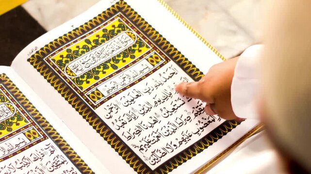 islamic Quran Pages of Holly Book of Muslim Islam arabic religion book allah