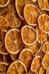Dried Orange Slices Arranged in an Aesthetic Display for Decoration