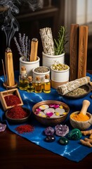 Aromatic Herbs and Crystals for Holistic Healing and Wellness.