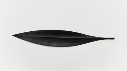 Obraz premium Black Leaf Serving Dish